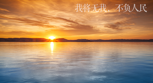 学讲话&middot;品典故 | 我将无我，不负人民