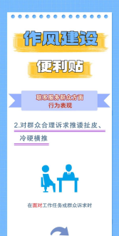 作风建设便利贴丨联系服务群众方面②
